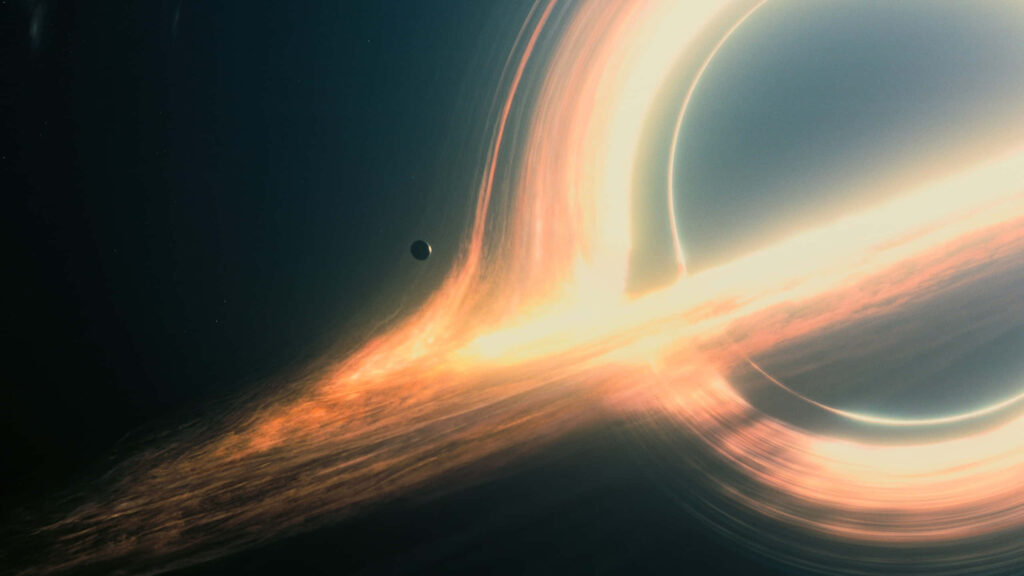 Stunning 1440p Interstellar Wallpaper: Breathtaking Black Hole Scene