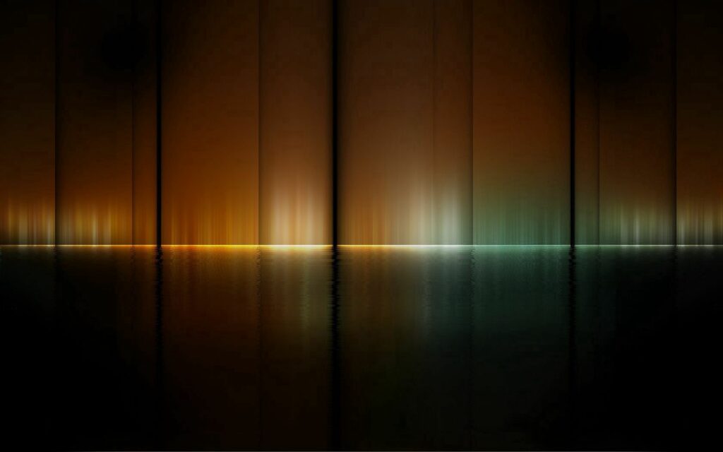 Modern Gradient Stripes Wallpaper: Warm to Cool Color Harmony