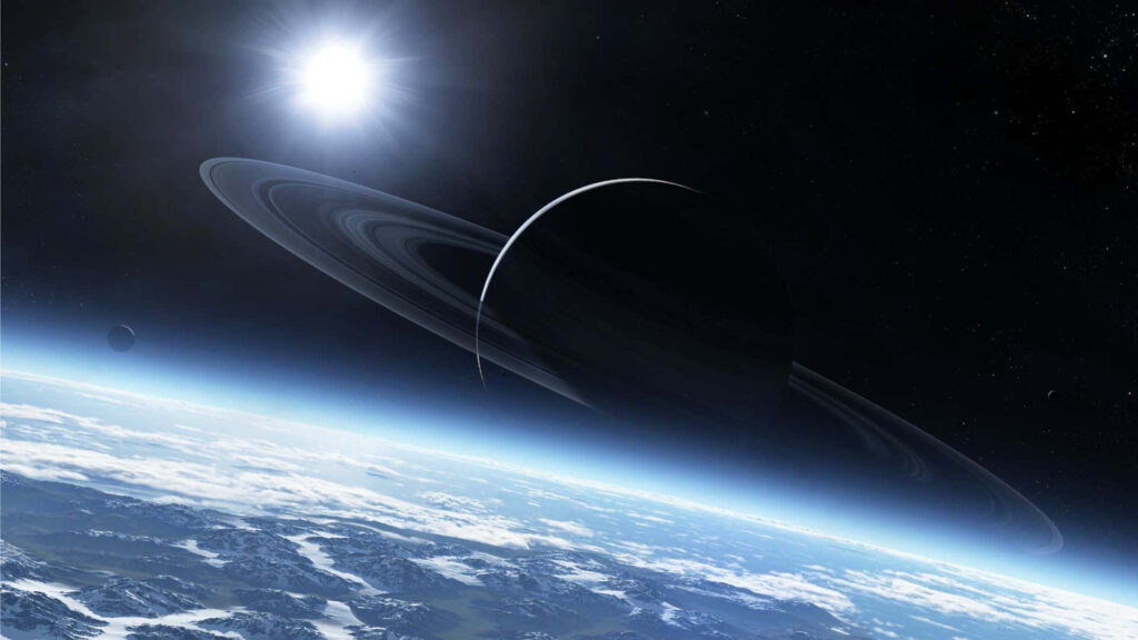 Stunning Saturn Wallpaper: 1920x1080, Iconic Rings & Space View