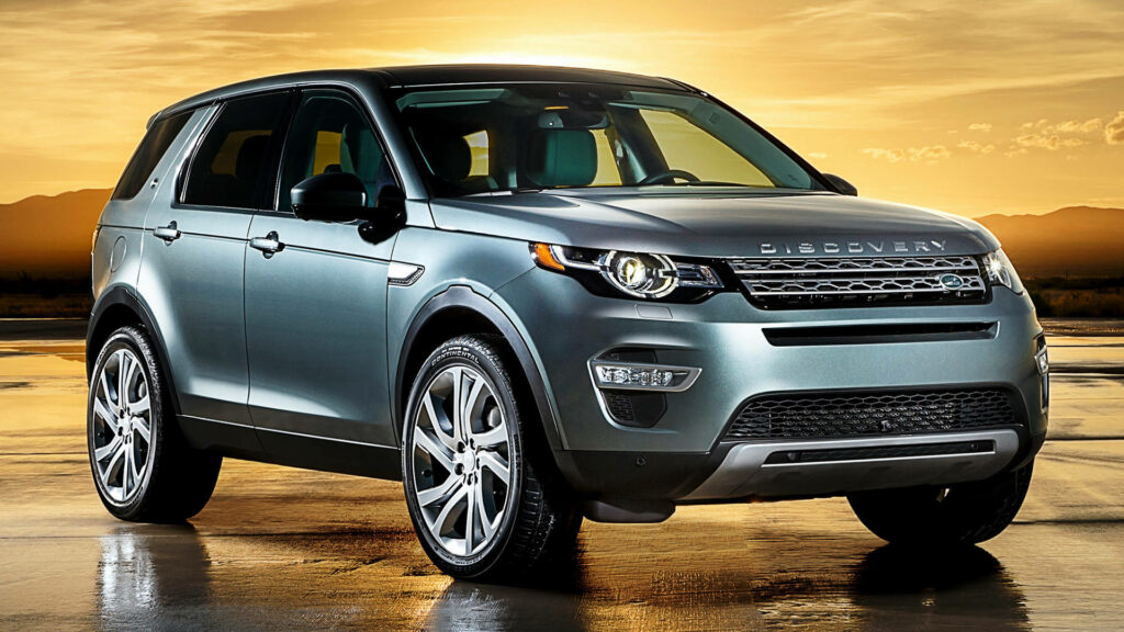 2015 Land Rover Discovery Sunset Wallpaper for iPhone Background