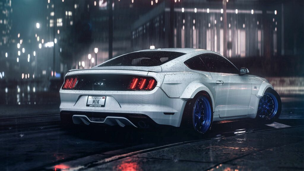 Stunning 2016 Ford Mustang GT RTR Wallpaper in Urban Setting