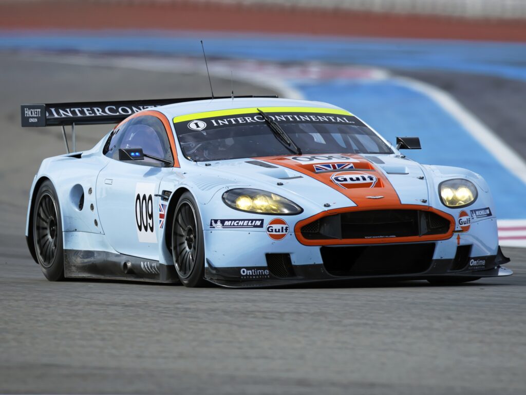 Elegant 2008 Aston Martin DBR9 Wallpaper | Speed & Style