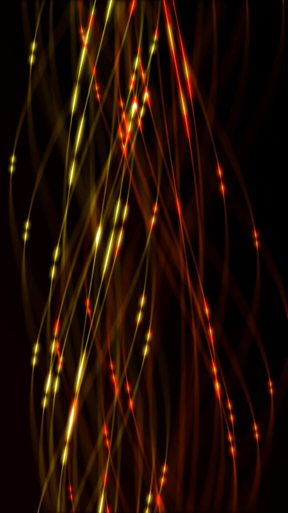 “Mesmerizing 2160x3840 Wallpaper: Glowing Interlacing Light Strands”
