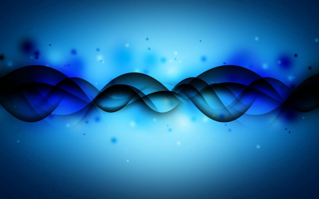 Stunning Abstract Spiral Wallpaper: Dark Lines on Gradient Blue Background