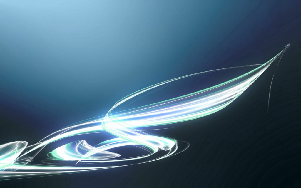 Abstract 2560x1600 Wallpaper: Flowing Lines & Blue Lights Background
