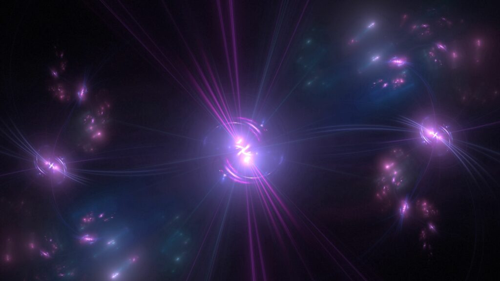 Stunning 3840x2160 Abstract Fractal Wallpaper - Ethereal Light Rays