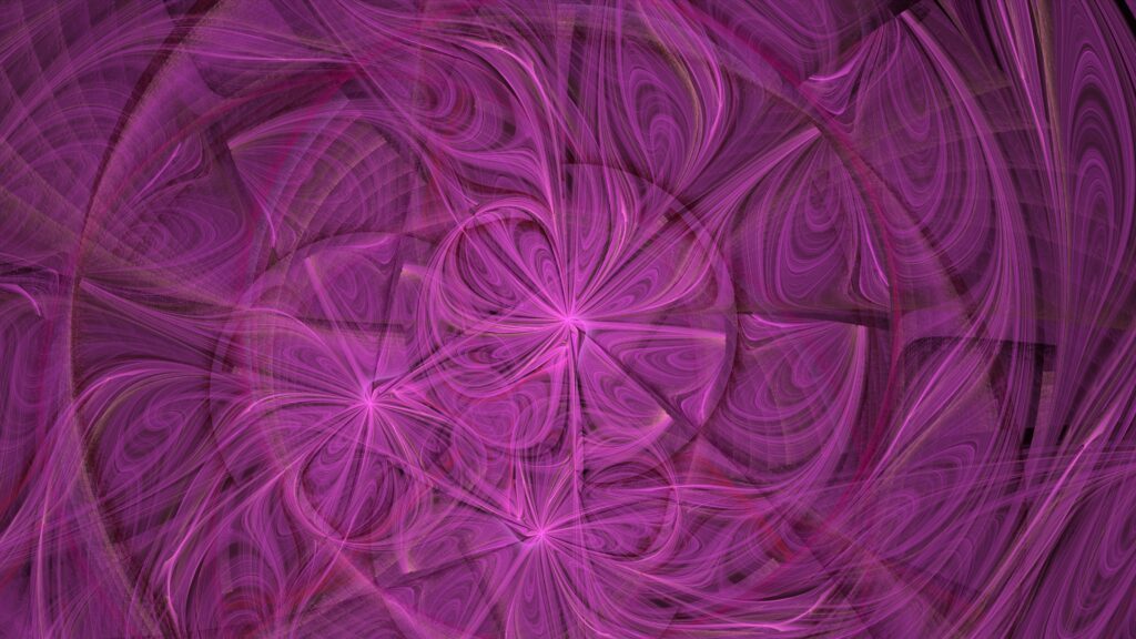 Stunning 4K Abstract Wallpaper: Intertwined Purple Lines & Circles