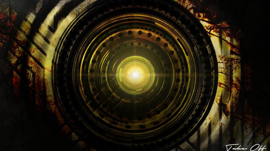 Vibrant 3840x2160 Abstract Wallpaper with Dazzling Concentric Circles
