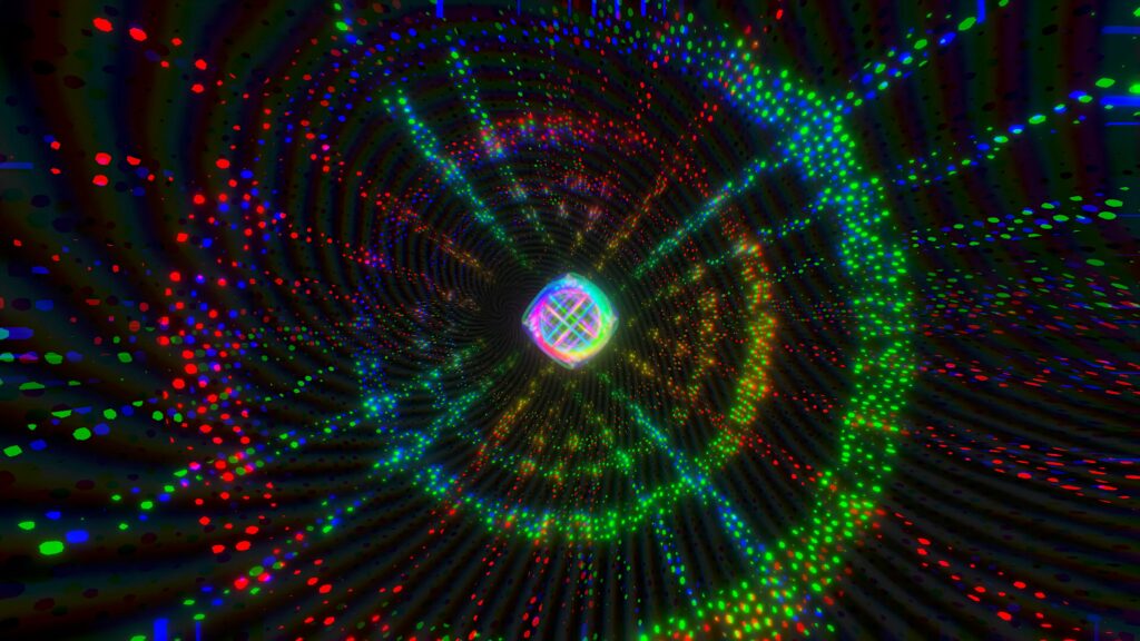 Vibrant Multicolored Vortex Wallpaper - 3840x2160 Background