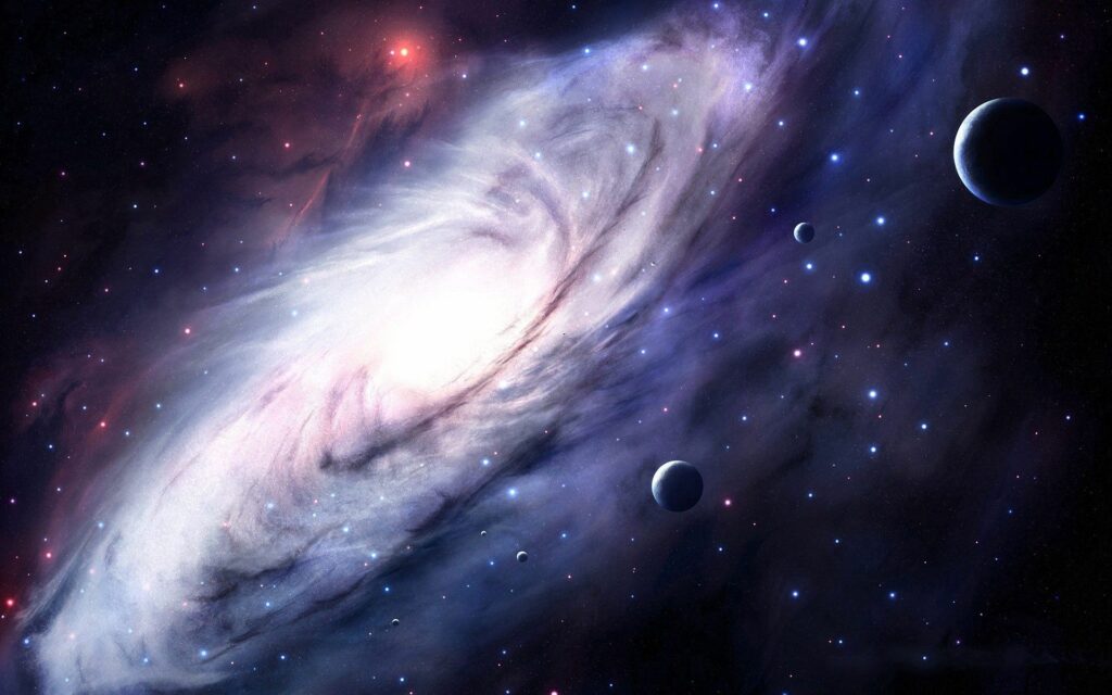 Mesmerizing 3D Galaxy Wallpaper: Cosmic Scene & Vibrant Colors