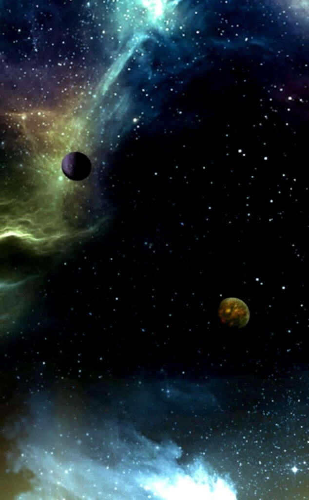 Stunning 3D Galactic Adventure Wallpaper: Cosmic Nebula & Planets