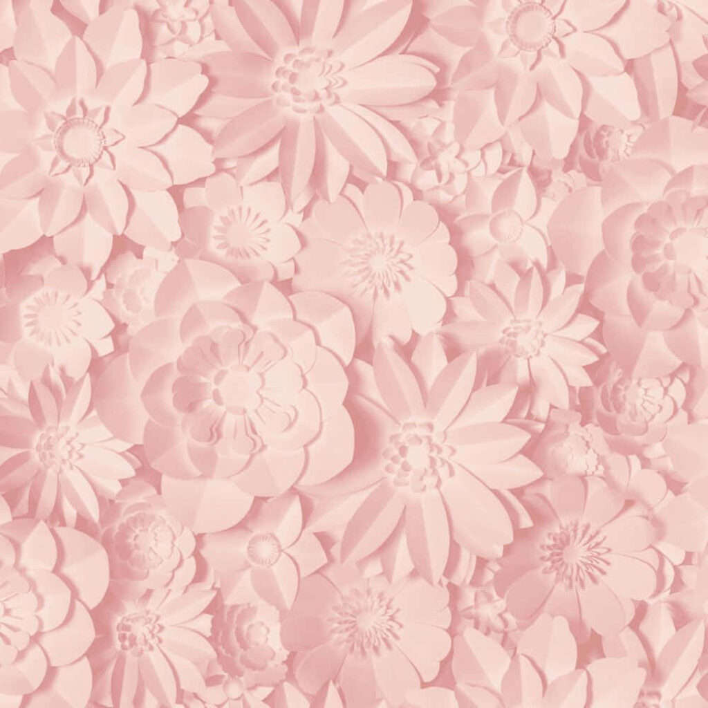 Elegant 3D Pink Flower Wallpaper | Intricate Blossom Background