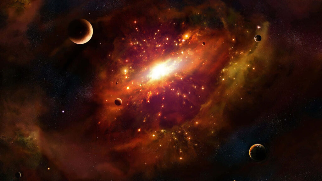 Breathtaking 3D Star Wallpaper: Futuristic Nebulae & Cosmic Beauty