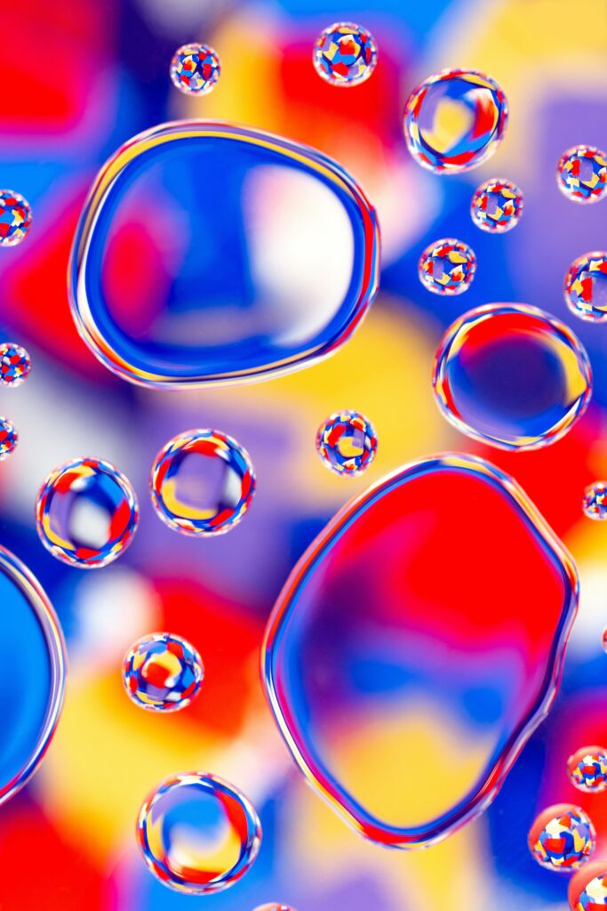 Colorful Bubble Wallpaper 4000x6000 - Vibrant Blurred Background