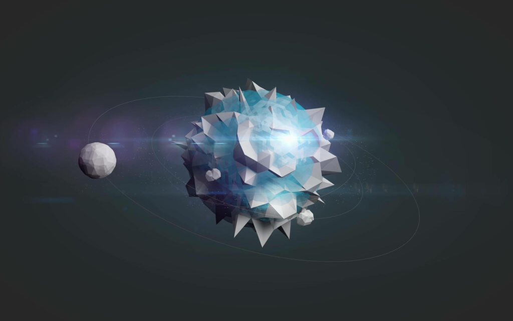 Icy Planet 4D Ultra HD Wallpaper - Stunning Celestial Landscape