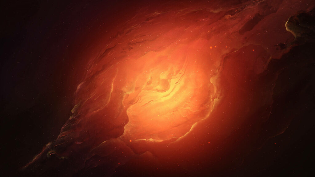 Stunning 4K Cosmic Nebula Abstract Wallpaper for Desktop Background