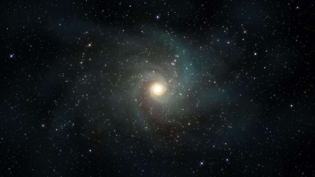 Stunning 4K Wallpaper of Barred Spiral Galaxy – Cosmic Beauty