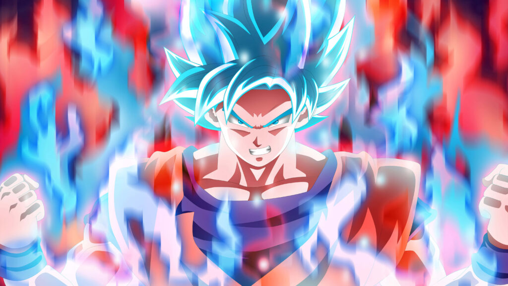 4K Dragon Ball Z Wallpaper: Intense Aura of Power Unleashed