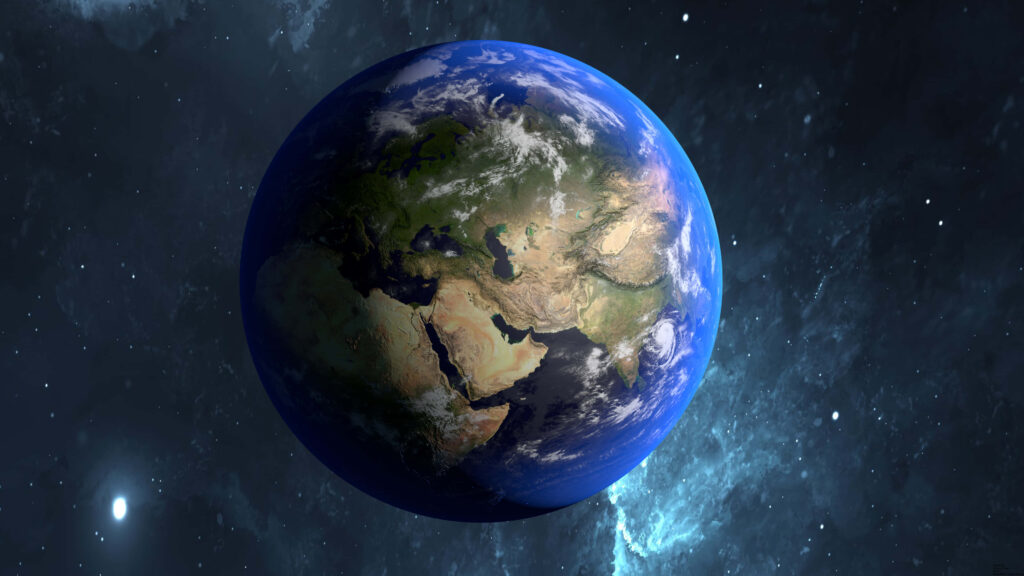 4K Earth Space Wallpaper: Stunning View of Stars & Nebulae