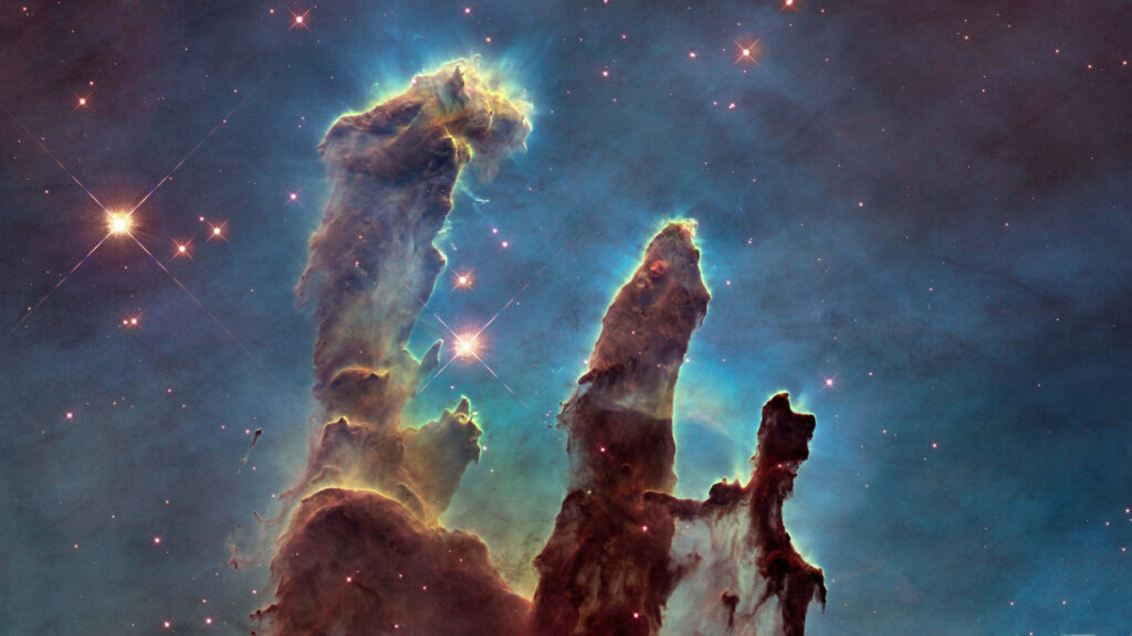 Stunning 4K Wallpaper: Elephant-Trunk-Like Nebula & Vibrant Stars