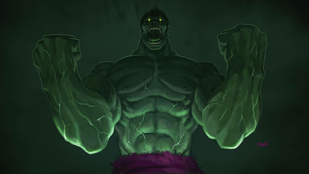 Stunning Hulk 4K Wallpaper: Intense Green Fury & Power