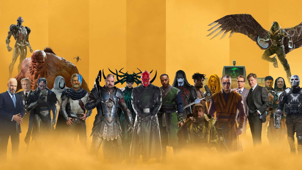 Stunning 4K Wallpaper: Iconic Marvel Villains in Menacing Display