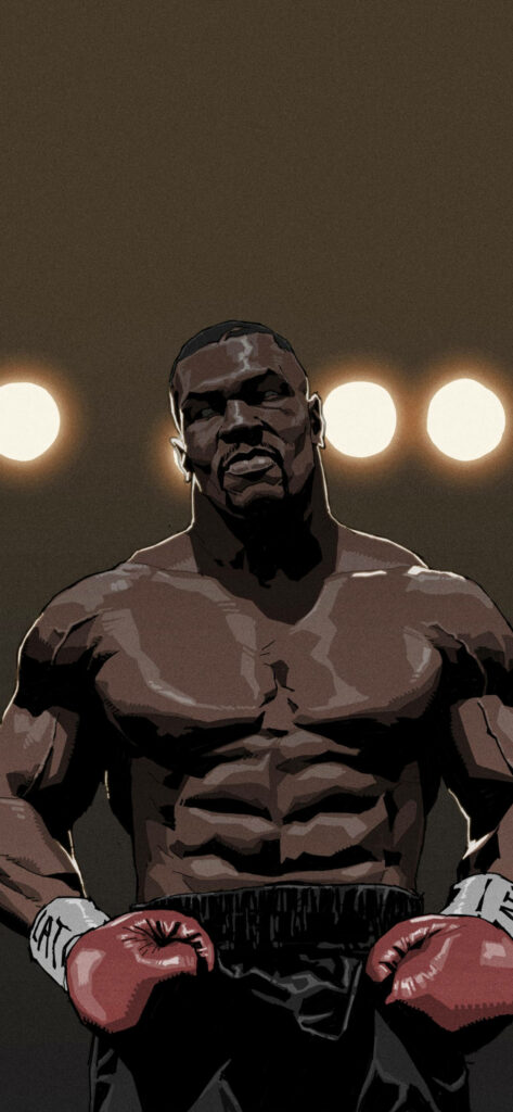 Iconic Mike Tyson 4K Fan-Made Wallpaper: Bold & Artistic Background