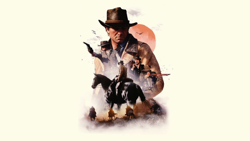 Stunning 4K Red Dead Redemption Wallpaper: Iconic Wild West Design