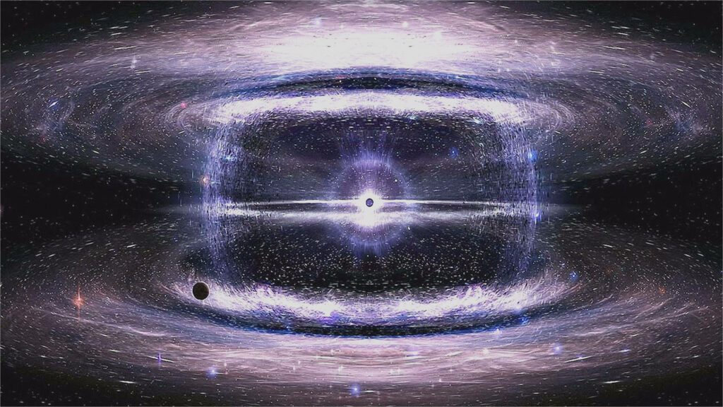 Stunning 4K Space Gravity Wallpaper: Swirling Galaxies & Cosmic Rings