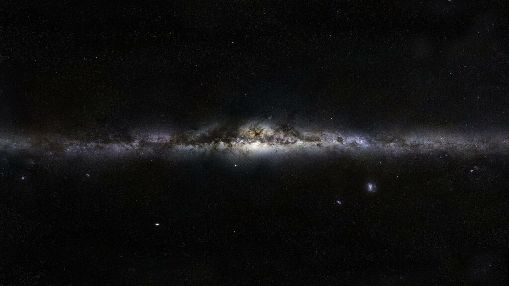 Stunning 4K Space Wallpaper: Glowing Dust & Countless Stars