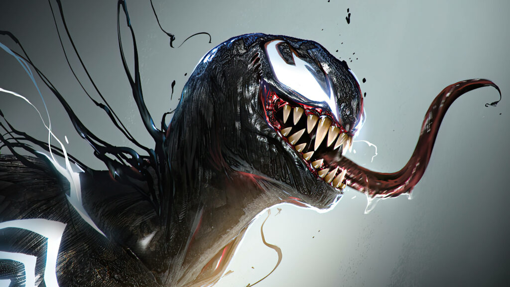 Venom Side Profile 4K Wallpaper: Menacing Features & Dark Design