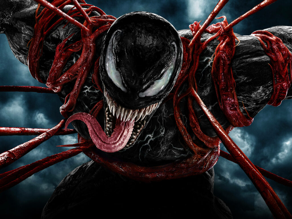 Venom Engulfed by Carnage: Epic 4K Ultra HD Wallpaper Background