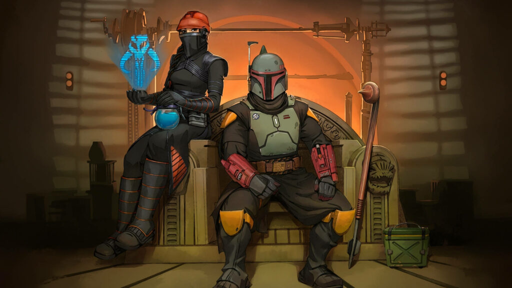 Stunning 4K Boba Fett Wallpaper: Iconic Armor & Artistic Background