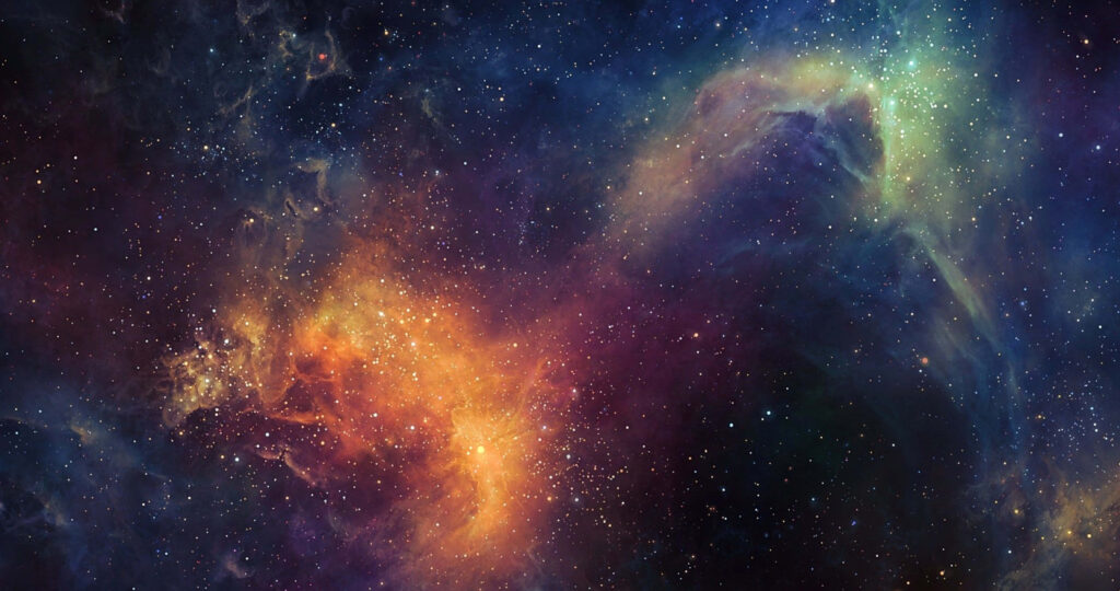 Vibrant 4K Universe Wallpaper: Colorful Nebula & Starry Space Background