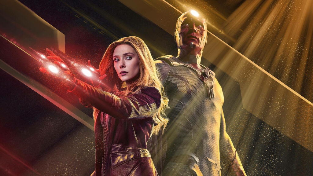 Stunning 4K Wanda & Vision Wallpaper: Power, Unity & Vivid Lighting