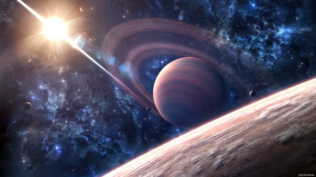 Stunning 4K Saturn Wallpaper: Iconic Rings & Cosmic Backdrop