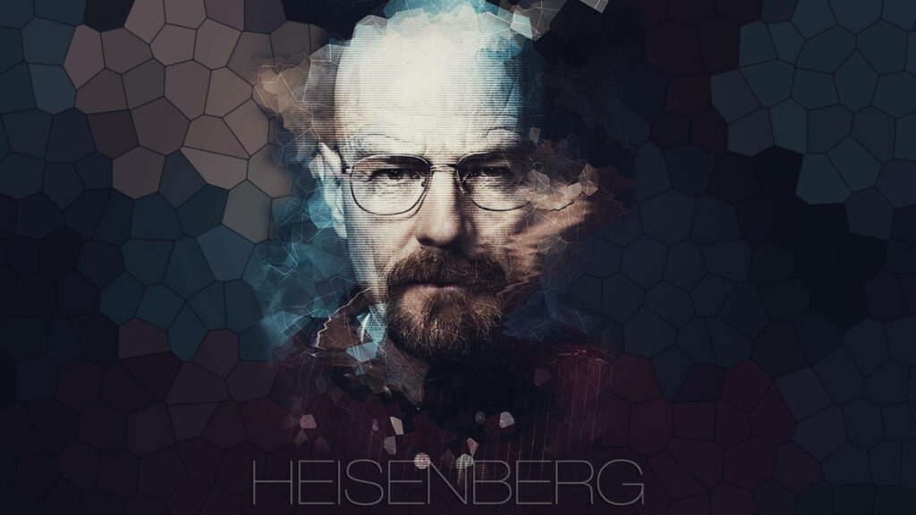 Vivid 4K Walter White Wallpaper: Geometric Heisenberg Design