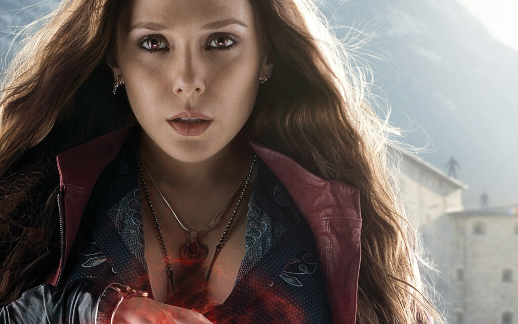 Stunning 4K Wanda Maximoff Wallpaper | Elizabeth Olsen Close-Up