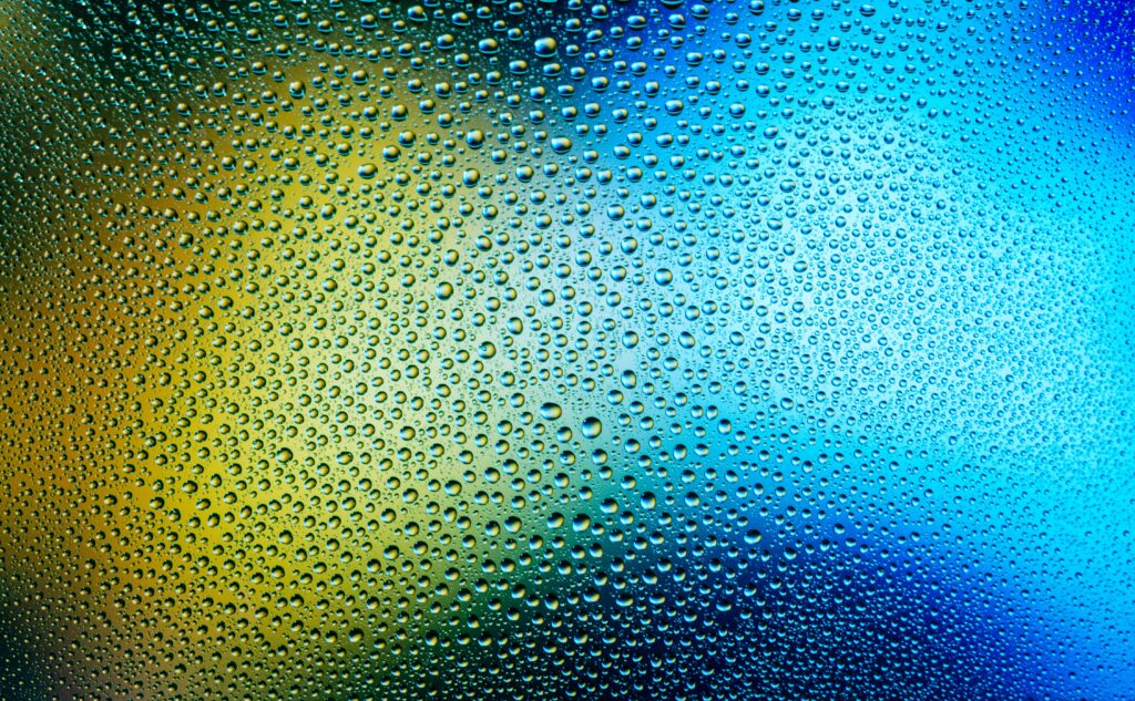 Colorful Water Droplets Wallpaper - Stunning Macro Effect Background