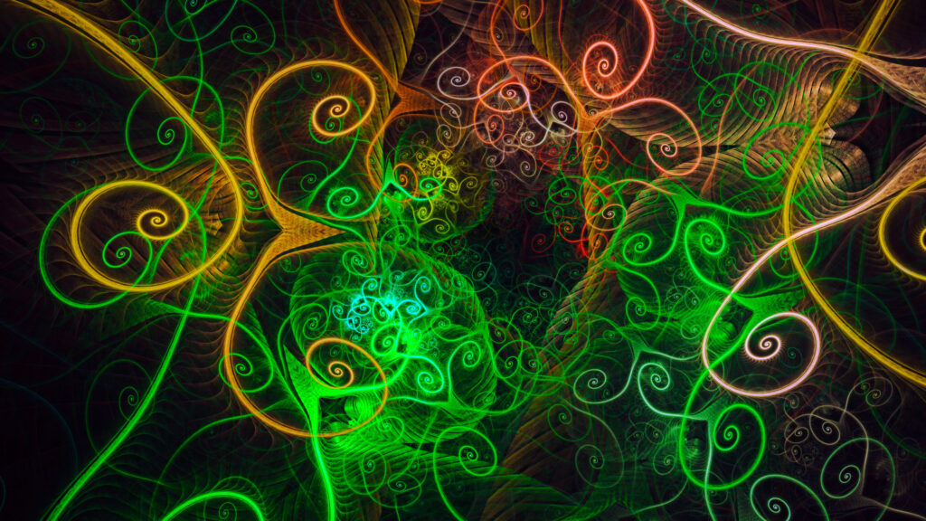Vivid Fractal Design Wallpaper 7680x4320 - Ultra HD Abstract Background