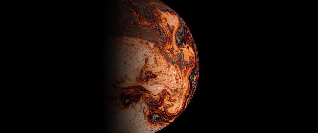 Stunning 8K Space Wallpaper: Colorful Planetary Surface Background