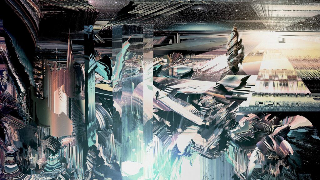 Vibrant Abstract Color Explosion Wallpaper - 2560x1440 Background