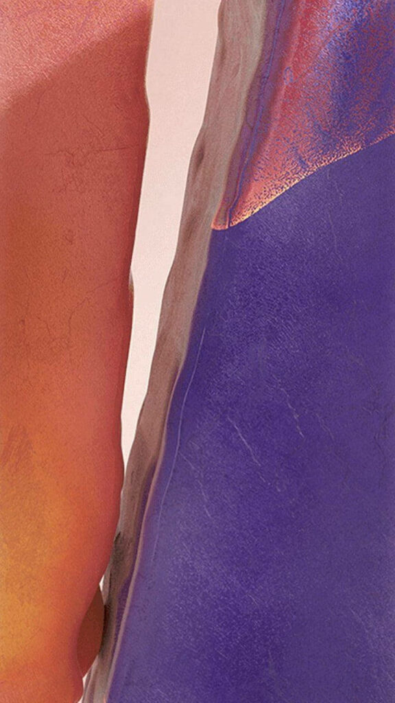 Abstract Textures Wallpaper for Samsung Note 20: Warm Orange & Purple