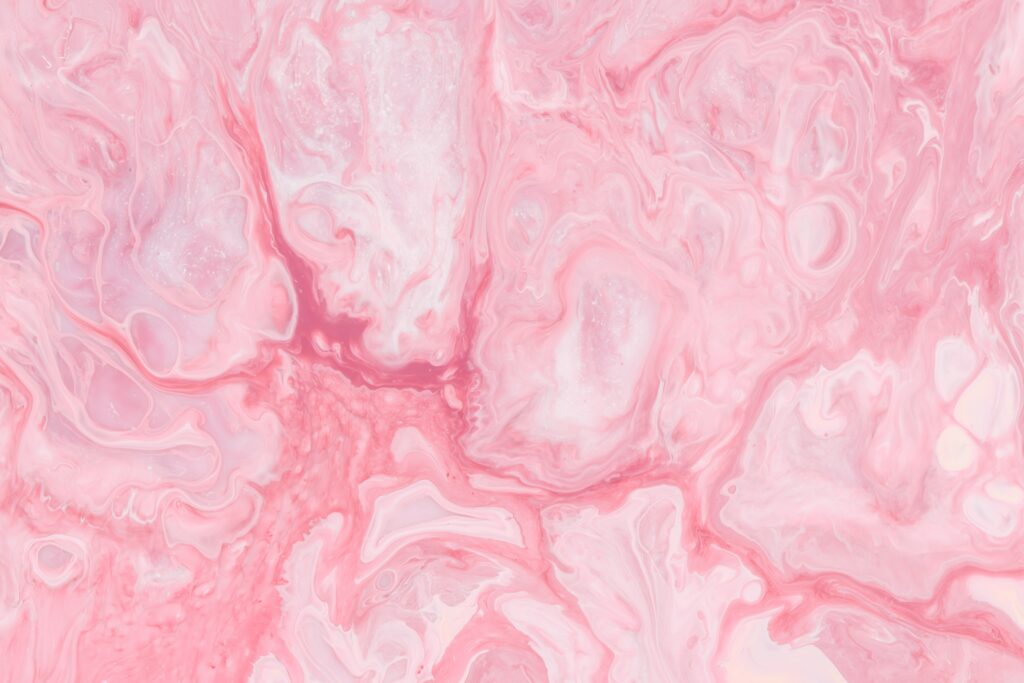 Stunning Abstract Pink Wallpaper - Flowing Liquid Paint Design