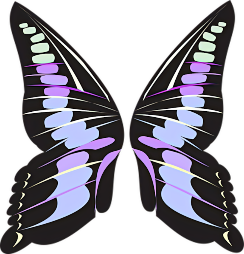 Abstract Purple Butterfly Wings Wallpaper – Intricate Gradient Design