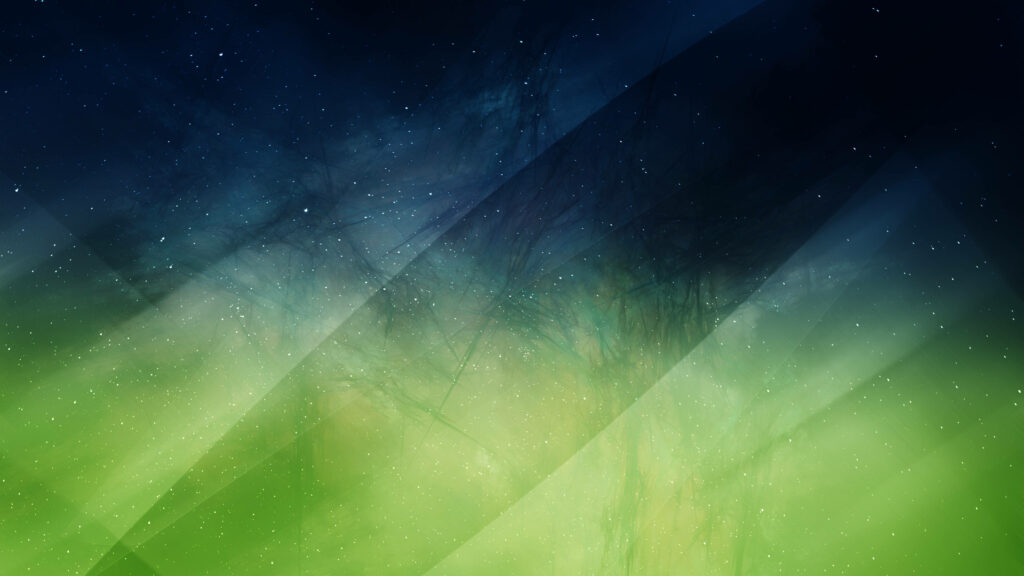 Stunning Abstract Sky Wallpaper: Deep Blues & Vibrant Greens