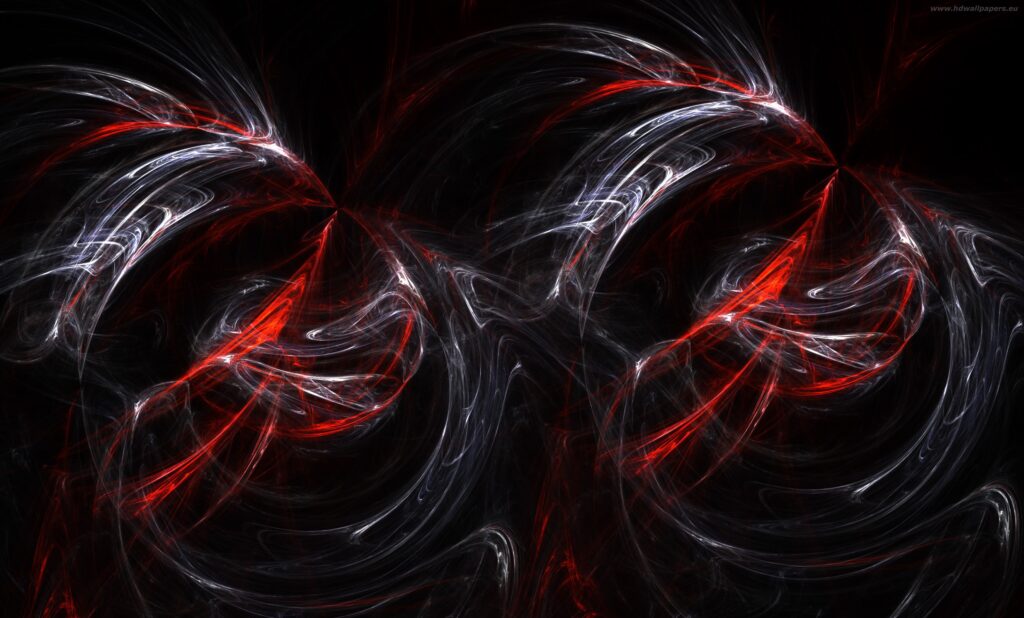 Captivating Abstract Wallpaper: Red, White, & Black Patterns