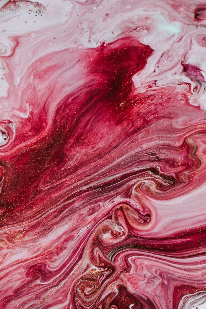 Stunning Abstract Pink and Red Swirling Wallpaper Background
