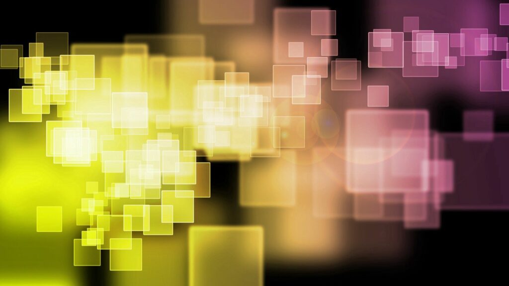 Colorful Overlapping Squares Wallpaper: Abstract Design in 1920x1080