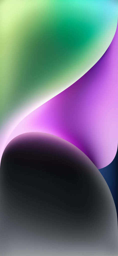 Stunning Abstract Gradient Wallpaper: Green, Blue & Purple Background